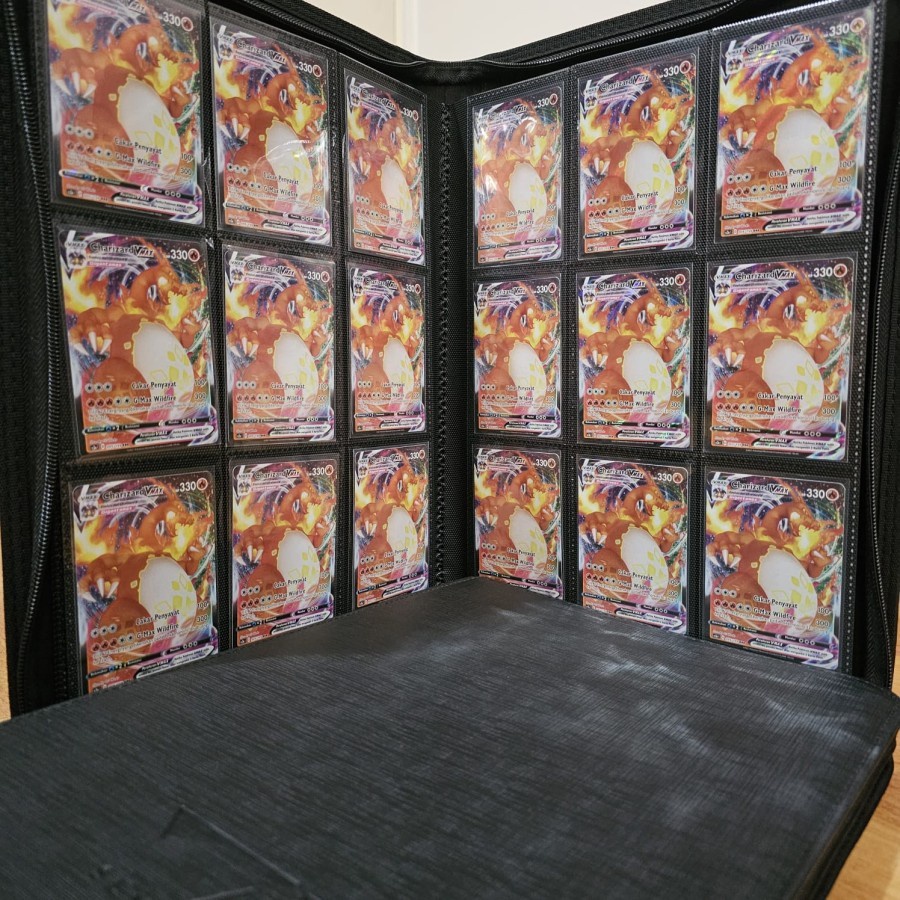 

PREUM ZIPPER LEATHER TCG BINDER CARD ALBUM 9POET 20PAGE 360 SLOT 30PAGE 540SLOT