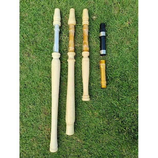 PREMIUM Gagang Joran Pancing Bahan Kayu Katilayu Sepaket Dengan Reel Seat