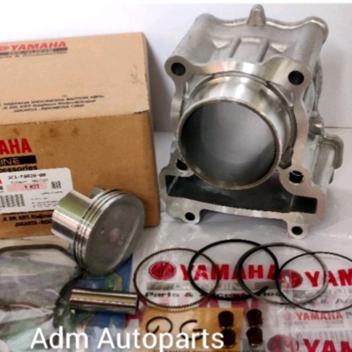 BLOK SEHER KOMPLIT BORE UP 150CC 1PA+TOPSET JUPITER MX OLD 135 MX NEW 135. MENJADI 150CC, ORI LOKAL