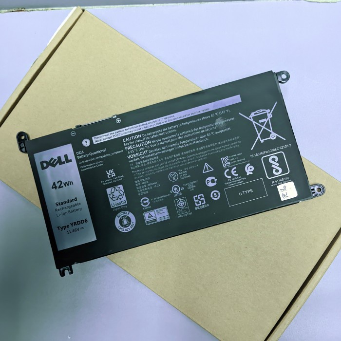ORIGINAL Baterai Dell Vostro 3491 3591 3593 3490 3590 3501 YRDD6