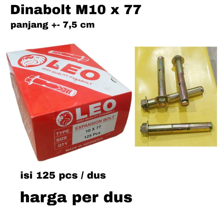 Dinabolt 10 X 77/ dinabolt murah/ dinabolt per dus