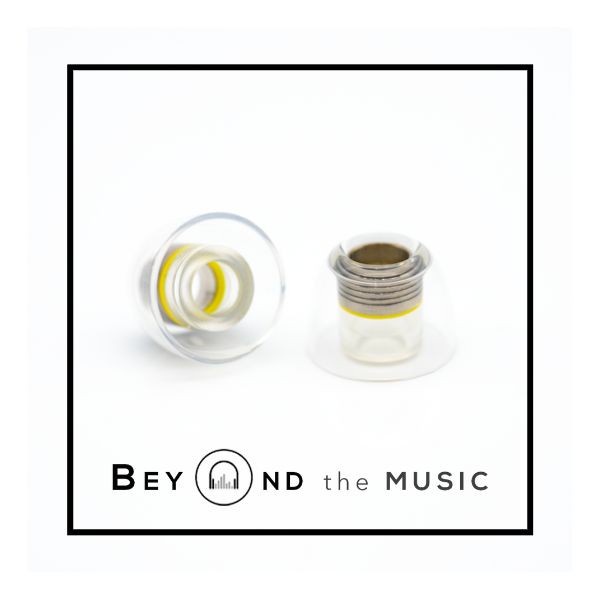 TERLARIS PENTACONN COREIR BRASS Metal Core Premium Silicone Eartips