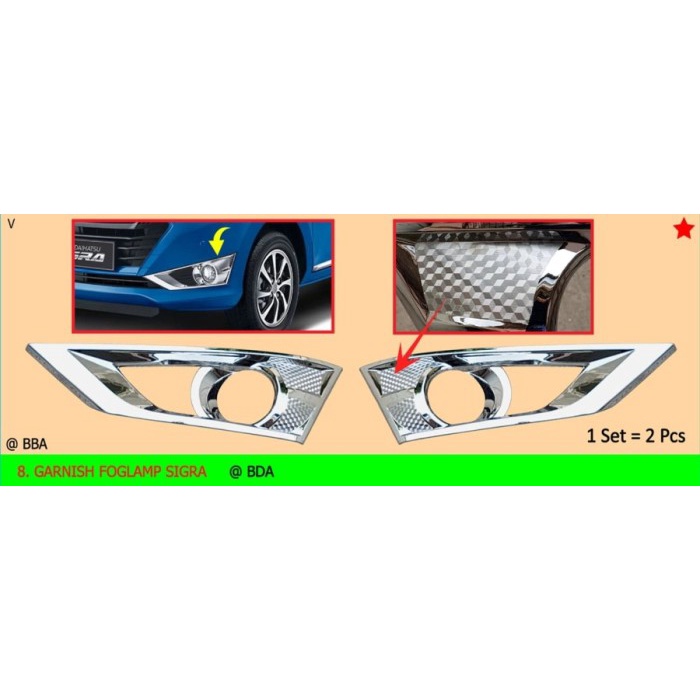 Ring / Garnish Fog Lamp / List Lampu Kabut Sigra