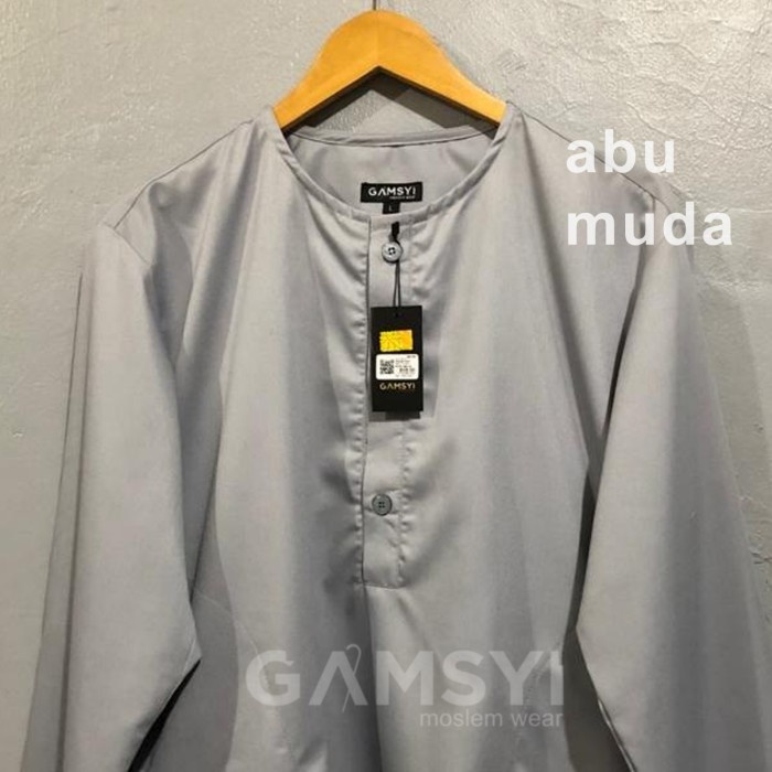 Baju Koko Putih Polos Dewasa/Baju Koko Tanpa Kerah Xxl Terlaris