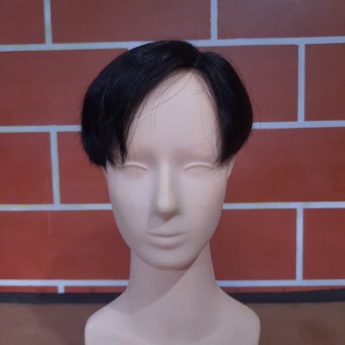 Toupee pria human hair