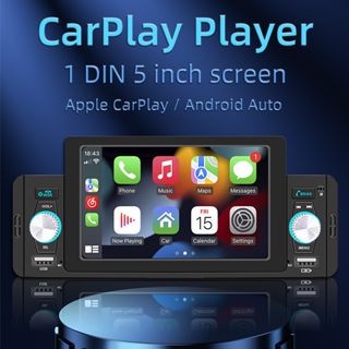 TERMURAH - ESSGOO Headunit Carplay 5 Inci Bluetooth Android Single Din Mobil