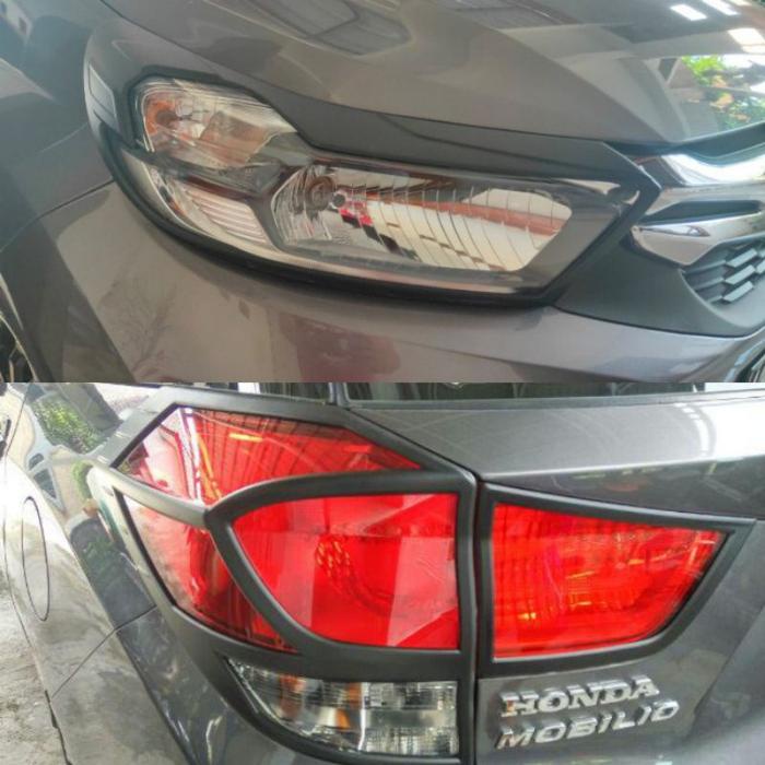 Garnish Lampu Depan Belakang Mobilio 2017-2023 Hitam