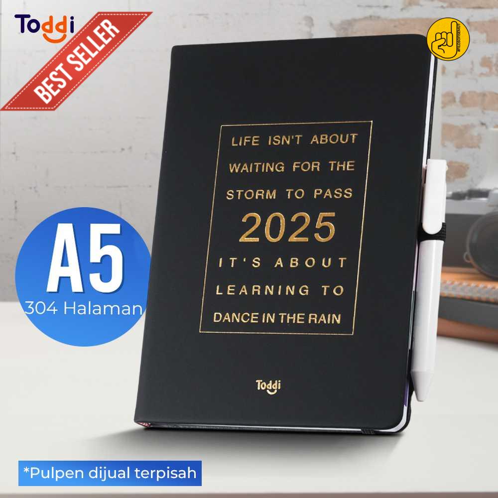 

baldan Toddi Buku Agenda Softcover Monthly Planner Notebook 304 Halaman - TD-20251 good quality