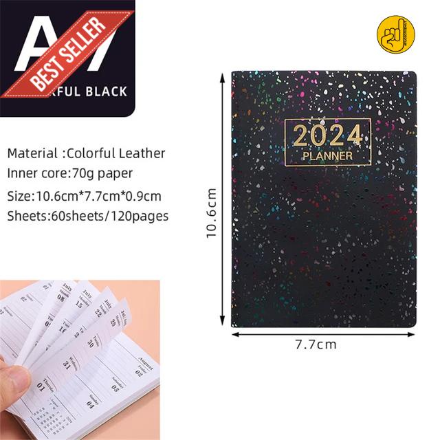 

baldan MINKYS Buku Catatan Harian 2024 Notebook Planner 365 Days Glitz - MK20 good quality