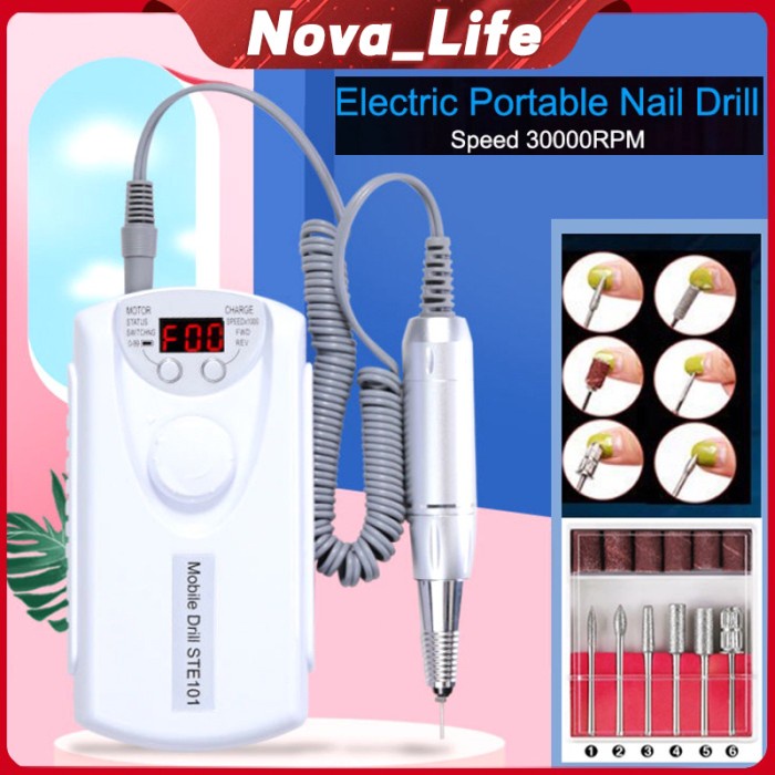 TERLARIS! Alat Kikir Kuku Elektrik Mesin Kikir Kuku Elektrik Electric Nail Drill