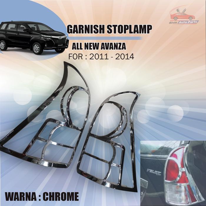 GARNISH STOPLAMP ALL NEW AVANZA 2012 - 2014 / GARNISH LAMPU BELAKANG ALL NEW AVANZA 2012
