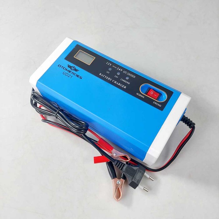 Terbagus Alat Cas Ces Casan Cesan Charger Carger Aki Mobil Dan Motor 12-24V 10A