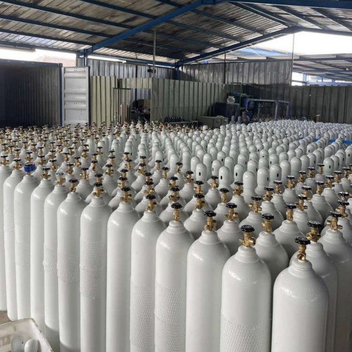Ready Tabung Oksigen Medis Besar 6M3 + Isi Gas Oxygen