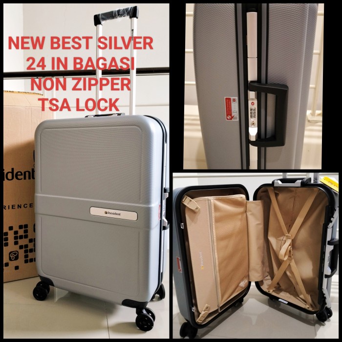 KOPER KABIN FIBER PRESIDENT 24 INI TSA LOCK NON ZIPPER NEW