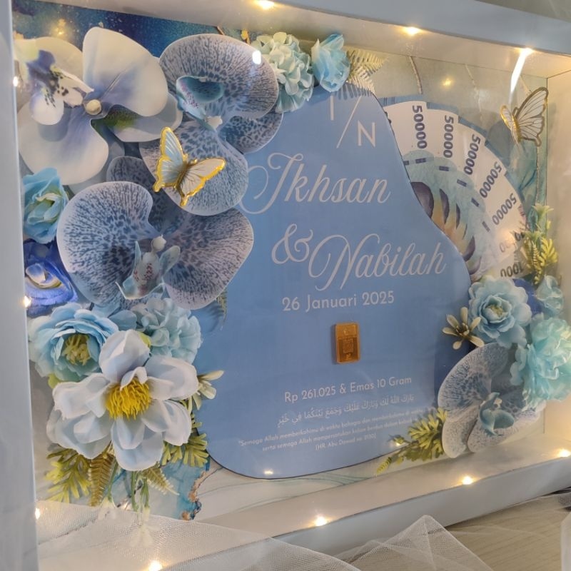 Diskon Mahar Pernikahan / Mahar nikah/ Bingkai mahar/30x40 Segera Habis