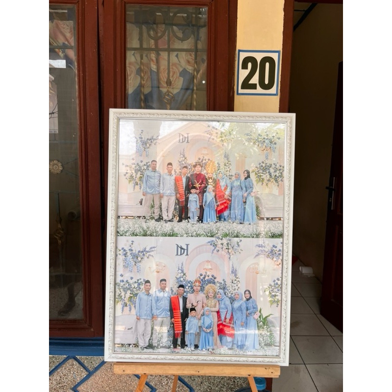 Promo CETAK FOTO + BINGKAI FOTO JUMBO, 20R 16R Foto Wedding, Foto Keluarga, Foto Wisuda, Foto Ulang