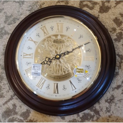Best Seller Seiko QXM342#QXM342#QXM342B#jam dinding Seiko qxm342#wall clock Seiko Qxm342#Jam dinding