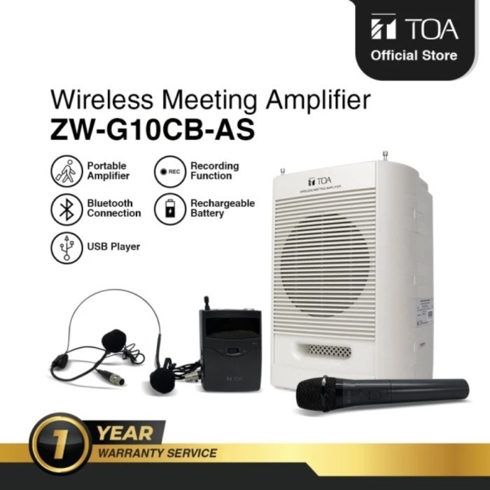 Speaker Portable Wireless Meeting Toa ZW G10CB-AS