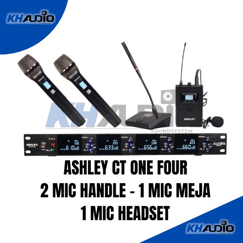 Mic Wireless "ASHLEY" CT4-ONE HGH Microphone Aluminium
