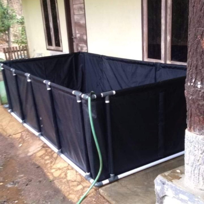 PREMIUM kolam terpal Orchid 2x3x1