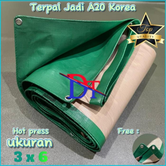 PREMIUM Terpal Plastik A20 Ukuran 3x6 Korea Super Tebal