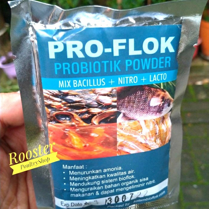PREMIUM PROFLOK 100 Gram Probiotik ikan Bakteri Starter Kolam Terpal Bioflok