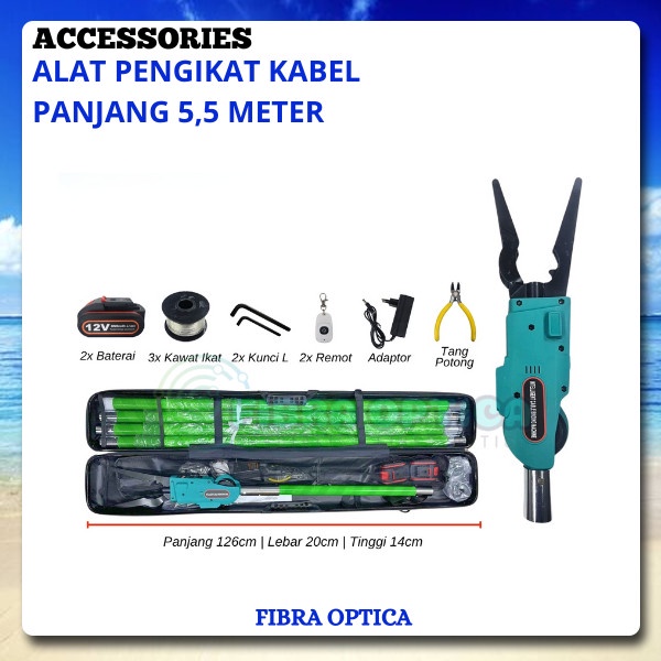 

Wire Tie Line Mechine Alat pengikat merapikan kabel fiber optik udara