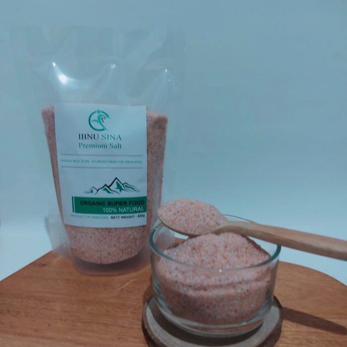 

NeW (ASLI) garam himalaya ibnu sina 500gr/himalayan pink salt ibnu sina