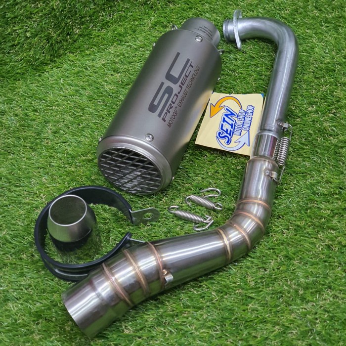 PREMIUM knalpot Sc Project Jaring FS Nmax Aerox Aerrox Import Grade Ori