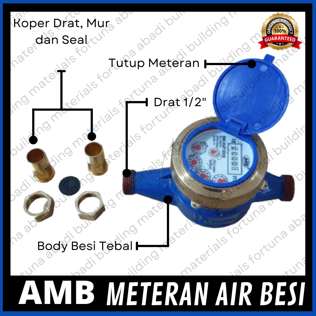 HJK Meteran Air Besi AMB Meteran Air PDAM