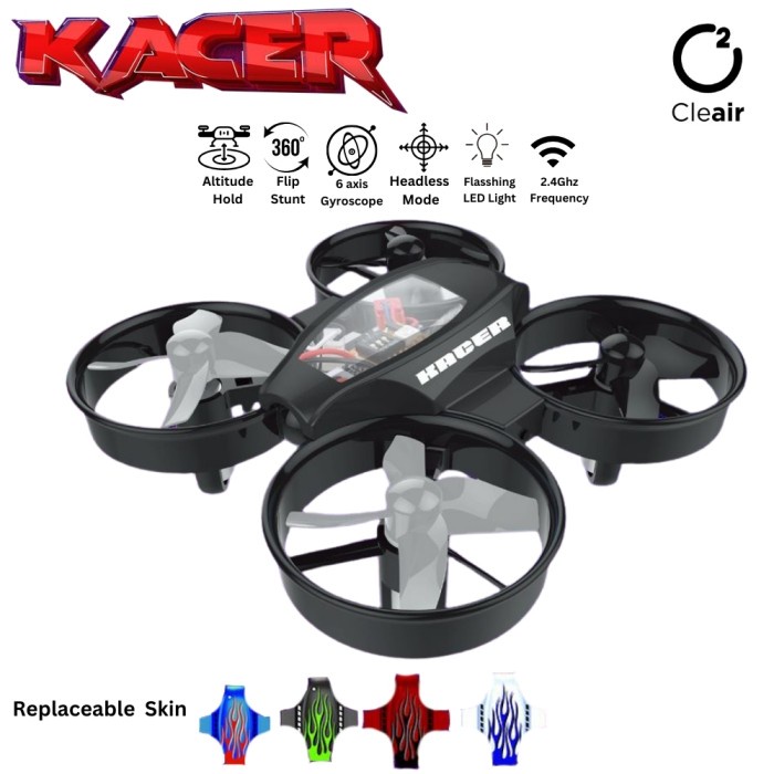 Cleair O2 - KACER Flip stunt Mini Racing DRONE Quadcopter Headless