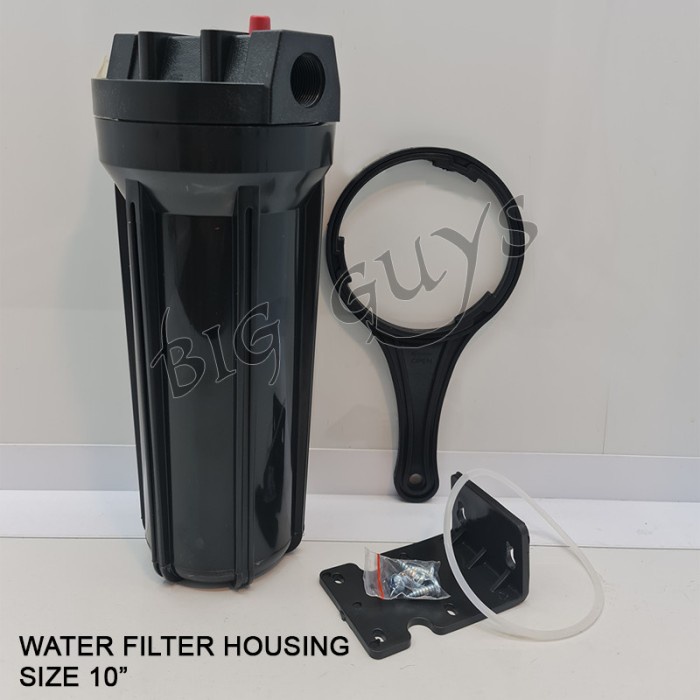 Water Filter Housing 10 Inch / Housing Filter Air 10" - BLACK, 3/4"