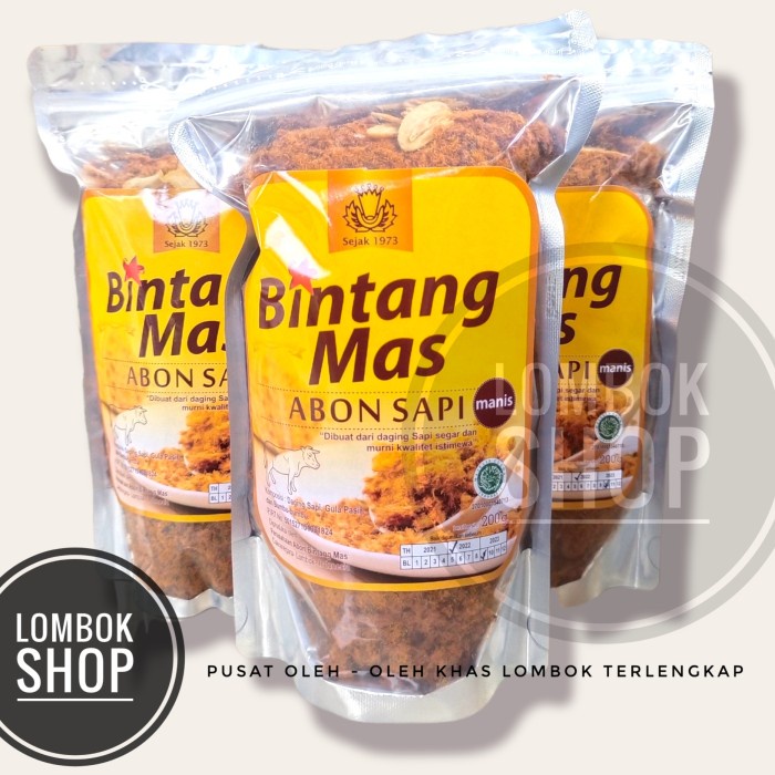 

BARANG TERLARIS Abon Sapi Bintang Mas Khas Lombok