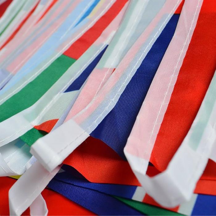 SALE  100PCS BENDERA DUNIA NEGARA / BENDERA NEGARA DUNIA / SPANDUK BENDERA RENCENG NEGARA UNTUK