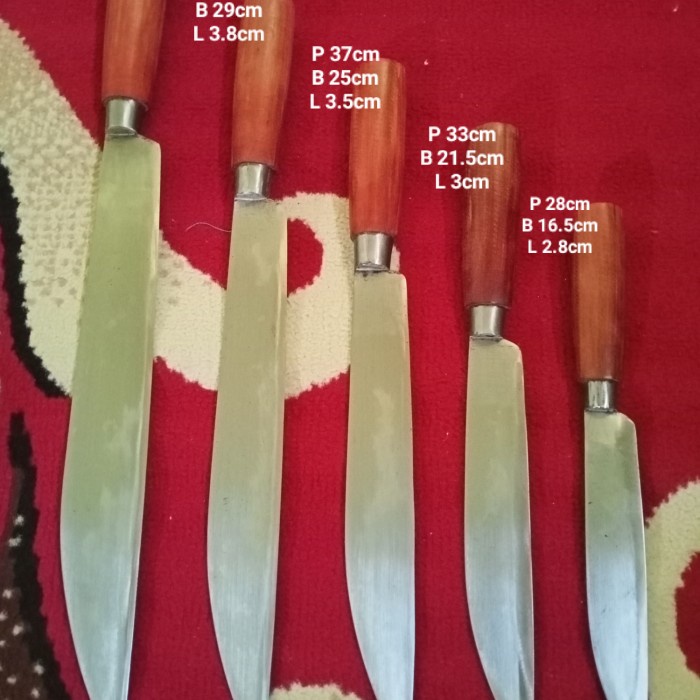 JTTOP" PISAU SEMBELIH HEWAN ASLI BUATAN MADURA SUPER TAJAM