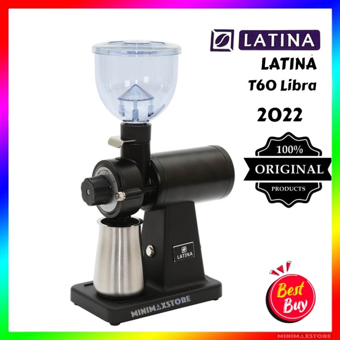 Latina T60 Espresso Grinder Kopi Elektrik Coffee Grinder 600N