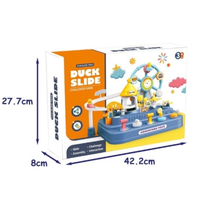 BARANG TERLARIS Mainan Anak DUCK SLIDE ADVENTURE TOYS Mainan Duck Jalur Edukasi Car Bebek Slide Anak