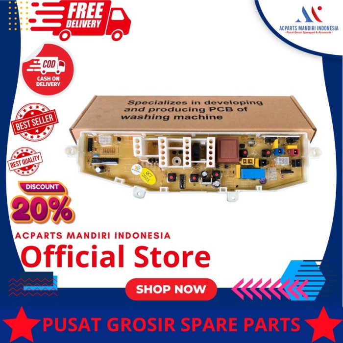 SAMSUNG 8.0kg WA80N3, Modul pcb mesin cuci Top Loading