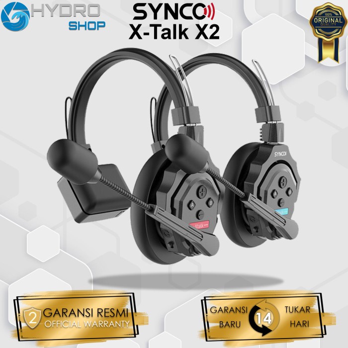 Synco X-Talk X2 Wireless Intercom Single-Ear Headset / SYNCO X TALK X2 / SYNCO X2 Unit Baru -