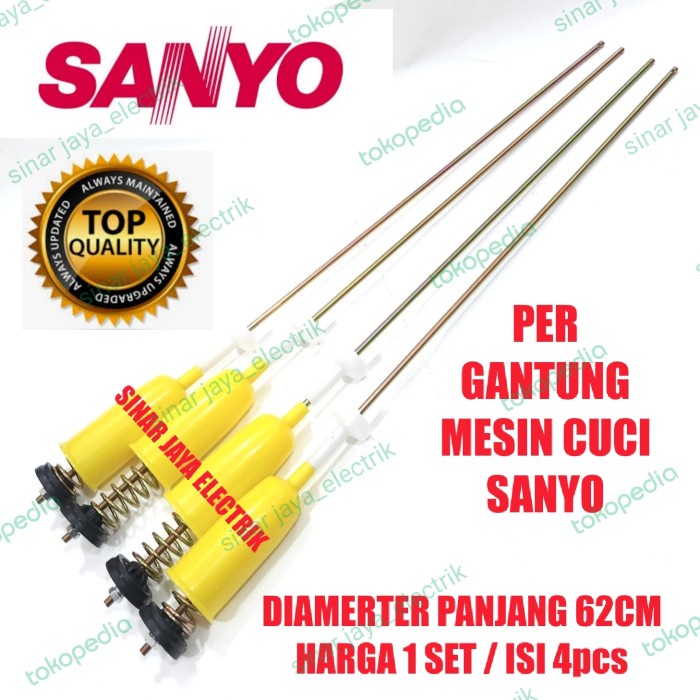 SHOCK BREAKER SUSPENSI PER GANTUNG MESIN CUCI SANYO TOP LOADING