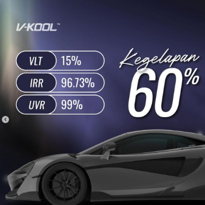 Kaca Film V-KOOL Diamond Series TOYOTA INNOVA ZENIX Sunroof VIP