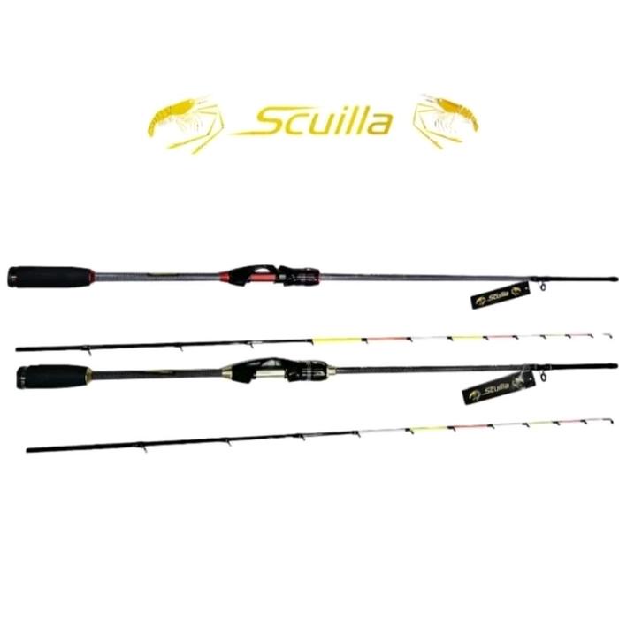 terbaru  joran udang dpower scuilla lentur ready