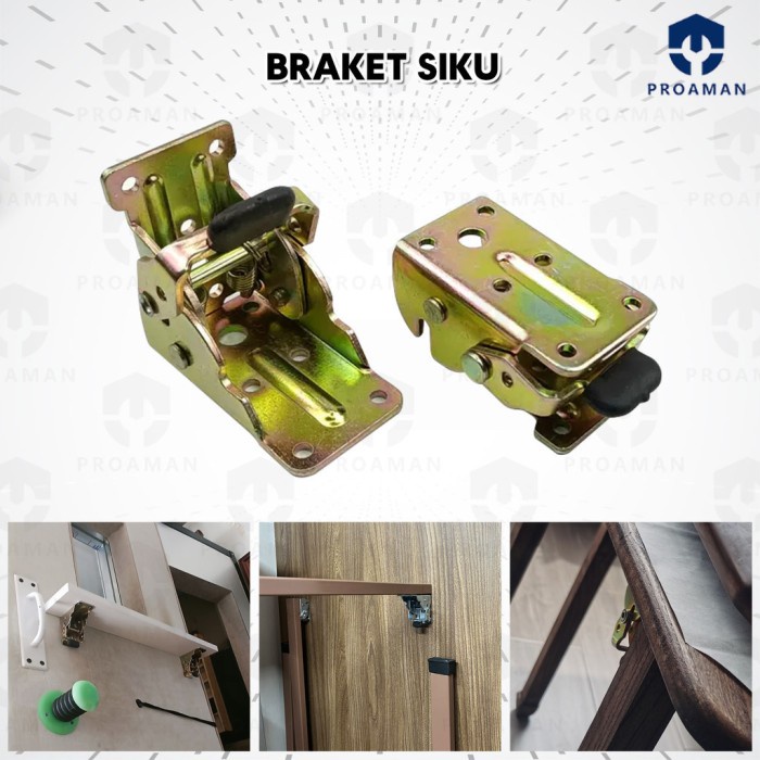 HOT SALE Braket Engsel Kaki Meja Siku Lipat / Engsel Siku Kaki Meja Lipat