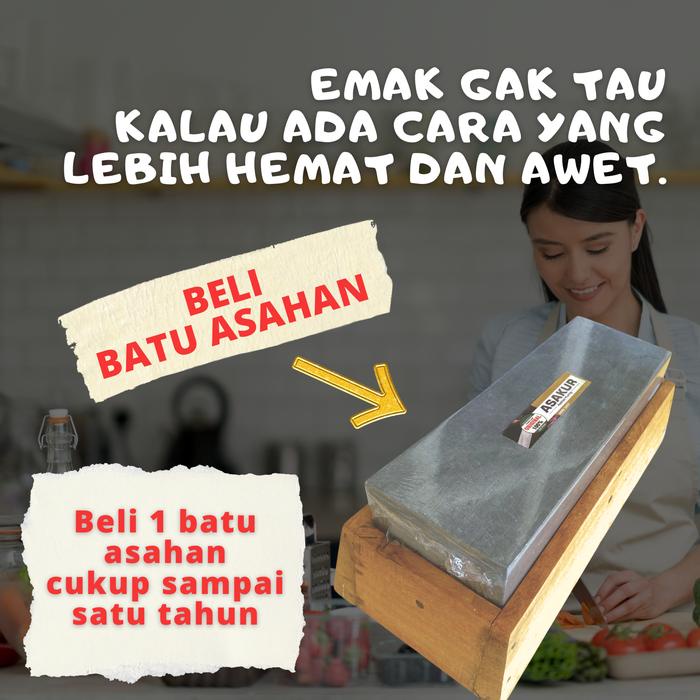 terbaru  batu asahan super tajam batu asahan asli alam ukuran besar pengasah pisau knife ready