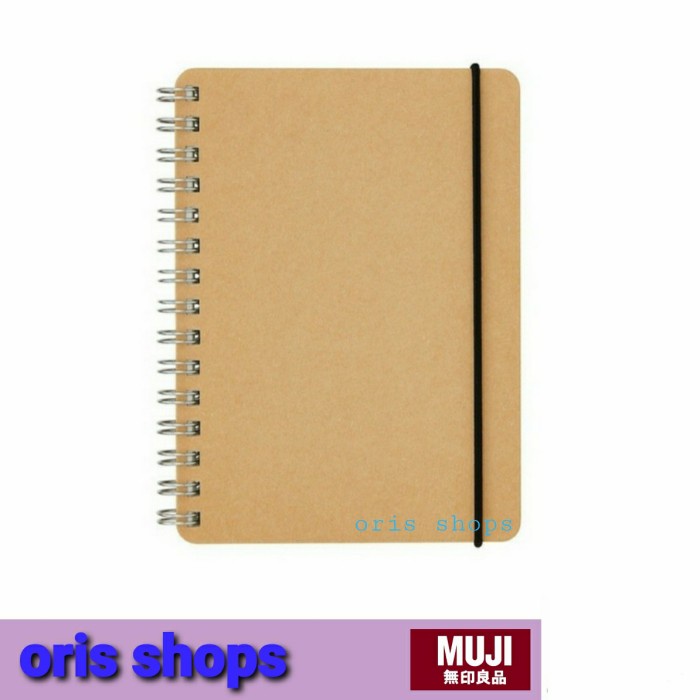 

MUJI - Hight Quality Double Ring Note Dot Grid Catatan Ringan