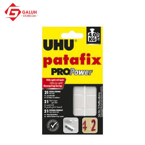 UHU Patafix ProPower Tack It Removable Adhesive 21 Glue Pads
