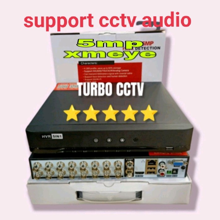 DVR 16 annel Xmeye Full HD / DVR 16 Xmeye 2560P 6 IN 1