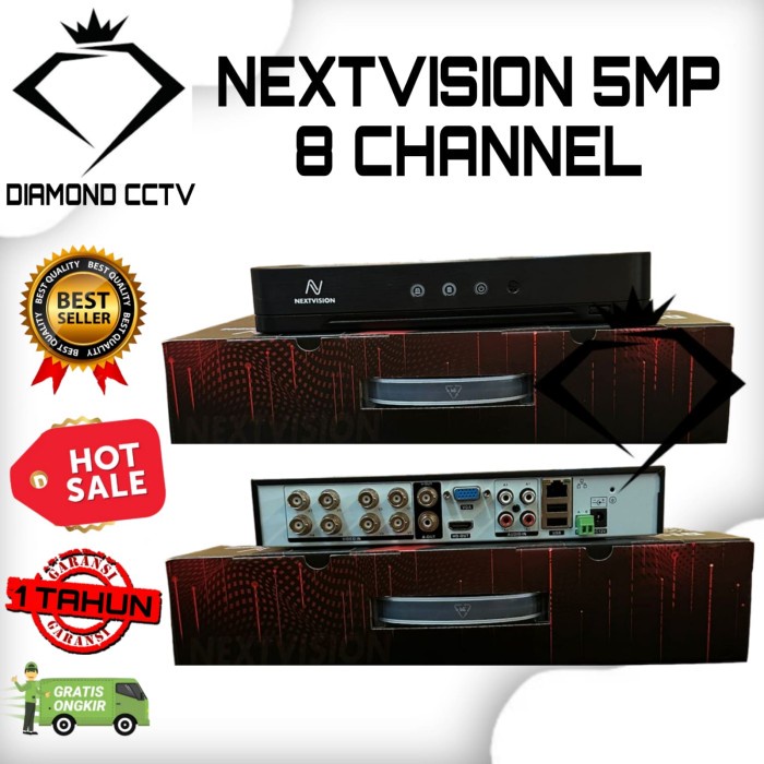 DVR CCTV 8 5MP NEXTVISION / DVR 8 ANNEL 5MP 2560P NEXTVISION