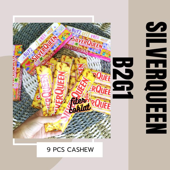 SILVERQUEEN 58G / 55G CASHEW almond/ SILVERQUEEN BESAR almond chocolate Coklat Makanan halal cokelat
