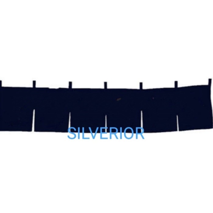 Noren Kain Tirai Gorden Pembatas Pintu Ruang Jepang Polos Hitam Black Ready
